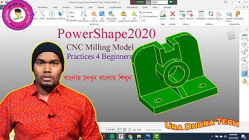 3D Model 4 CNC Milling Machine Practices for Beginners in Bangla Tutorial.বাংলায় দেখুন বাংলায় শিখুন।