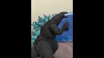 Godzilla atomic breath stop motion