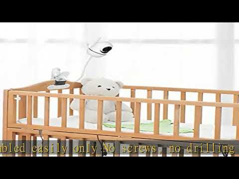 iTODOS 2Pack Baby Monitor Mount Compatible with HelloBaby HB65/HB6550/HB6558/HB66/HB248,ANMEATE  SM935E/SM650,Bonoch,ChildsFarm Baby Monitor, 8inches Flexible Arm,Attach  Your Baby Cam Wherever You Like 