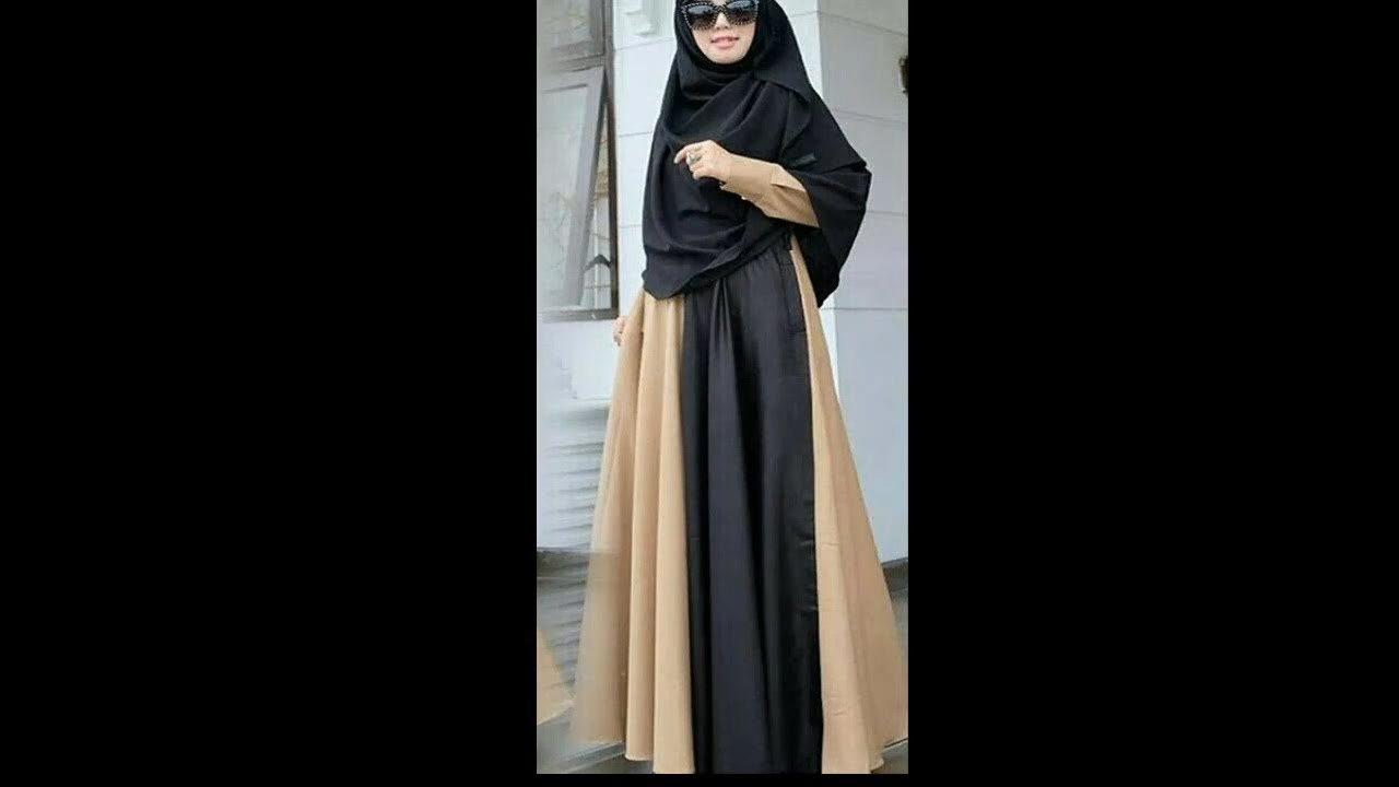 تفصيل فستان انيق للمحجبات