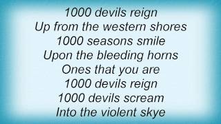 Danzig - 1000 Devils Reign Lyrics