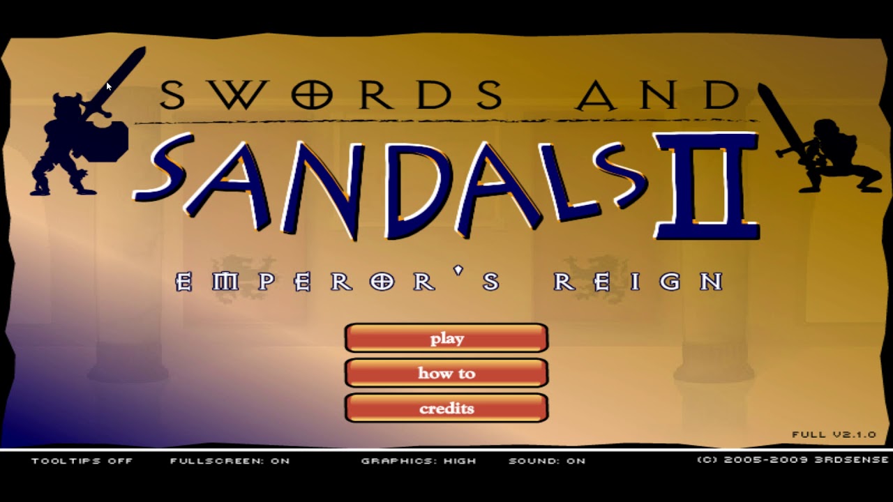 swords and sandals 3 hacked arcade games