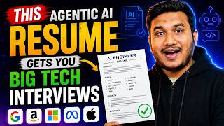 This Agentic AI Resume Gets You Big Tech Interviews! 😮