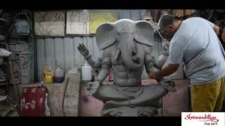 Making process of Eco Friendly Ganesha | Shrimandilkar Fine Art's 2020