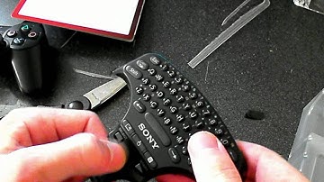 PS3 Wireless Keypad Unboxing