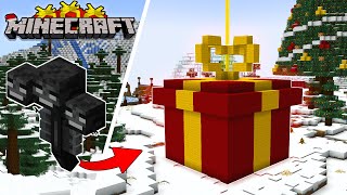 I Built A GIANT Present For My BEACON In Minecraft! Minecraft Let&#39;s Play Episode 28...