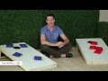 Tournament Wooden Cornhole Set - Product Review Video Tournament Wooden Cornhole Set - Product Review Video