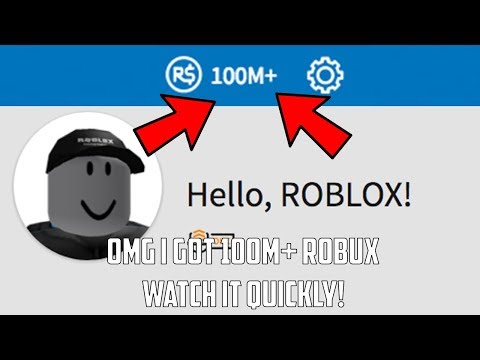 Omg I Got 100m Robux Free Robux Trick Glitch - roblox tbc glitch 2019 new