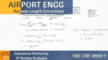 Correction for Runway Length | Airport Engineering