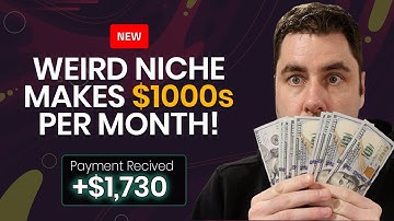 This Weird Niche Is Making $1000s Per Month Online & I Show You How! (Make Money Online)