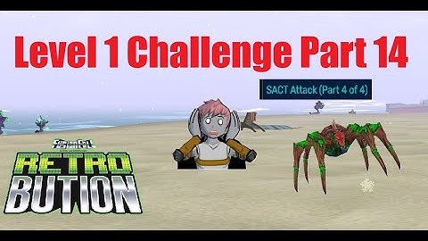 Beating Fusionfall Retrobution with ONLY level 1 gear! (Part 14)