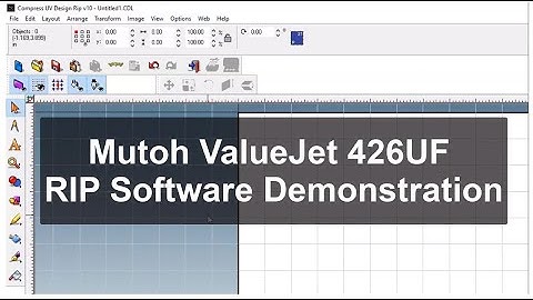Mutoh ValueJet 426UF | RIP Software Demonstration