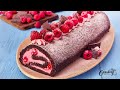 Chocolate Raspberry Cake Roll