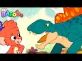 Parasaurolophus dino fight! Club Baboo | Dinosaurs for kids | Learn Dino Names for Kids