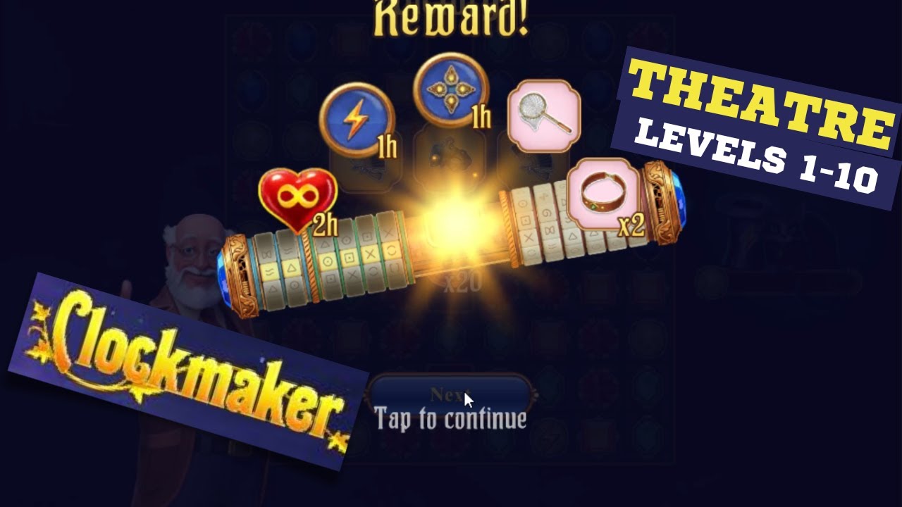 How to play Clockmaker Theatre levels 1-10 - YouTube