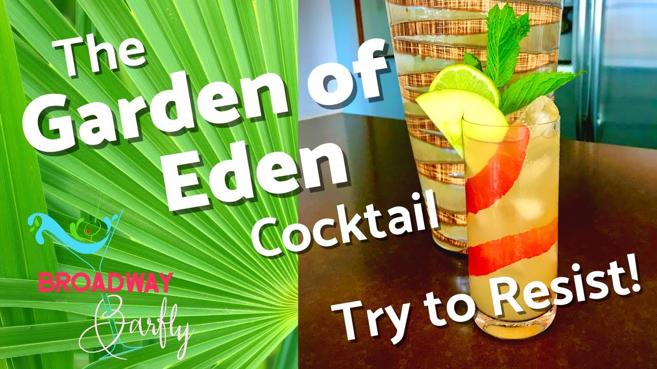 How to make a Garden of Eden 🍹 (a beautiful gin cocktail!) - YouTube