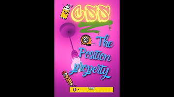 CSS -The position property, or how I understand them | #shorts