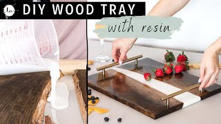 DIY Wood Resin Tray Tutorial * Sharing the good and bad *