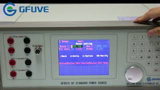 GF6019 PORTABLE CALIBRATION EQUIPMENT DC STANDARD POWER SOURCE