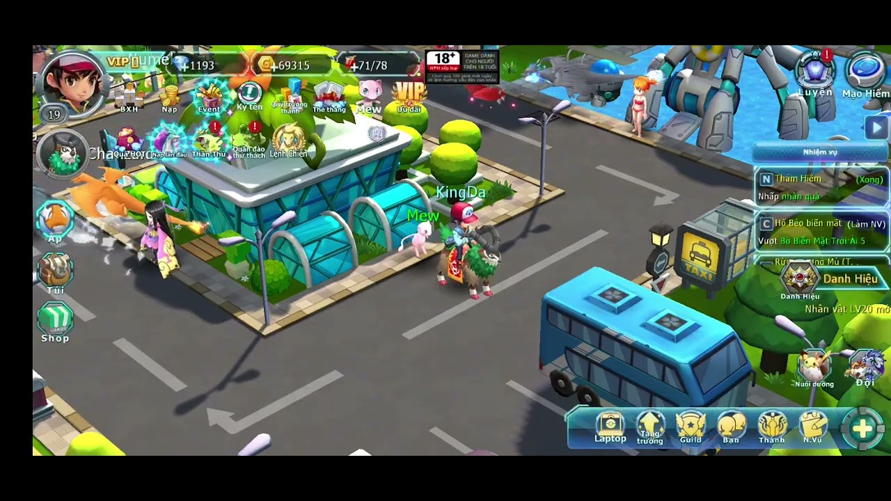 Lời Nguyền Tiến Hóa #2 Con mèo hồng này mạnh (mew)