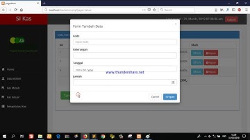 Source code sistem informasi kas menggunakan PHP & MySQL (Demo)