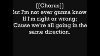 Same Direction - Hoobastank Lyrics