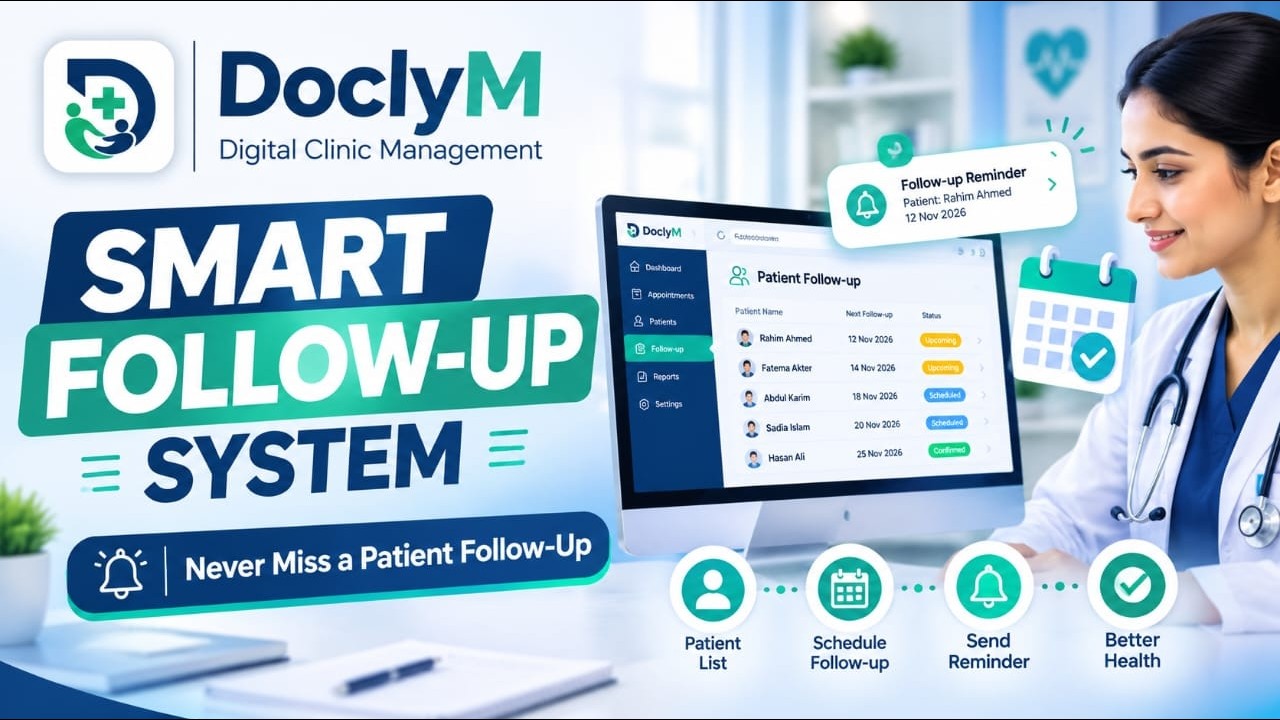 Smart Patient Follow-Up System | DoclyM Clinic Management Software ...