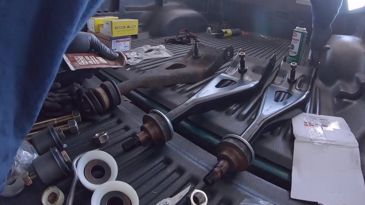 Ford Ranger How To DIY Radius Arm Replacement w/ Bushings. I Beam Pivot Bushing Also Gets