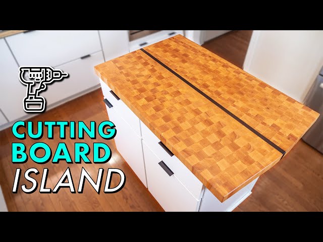 Building a GIANT CUTTING BOARD for my Kitchen Island // Kitchen Remodel Pt.  4 — Crafted Workshop