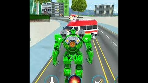 Army Bus Robot Car Game - Transforming robot games(2)