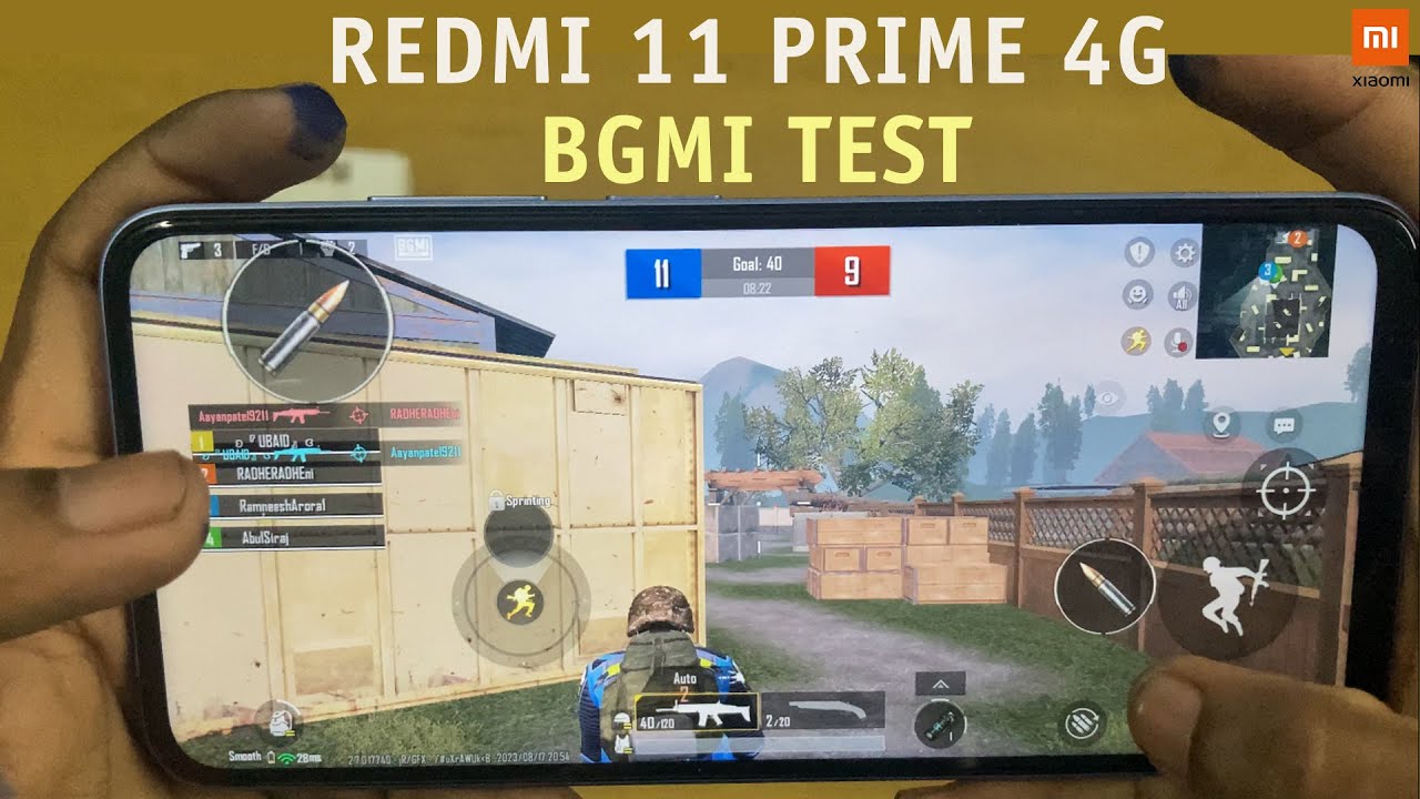 Redmi 11 prime bgmi test | Redmi 11 prime Pubg test | Redmi 11 prime 4g | Bgmi test