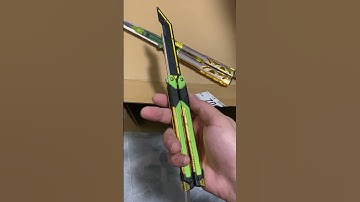 Apex octane heirloom and valorant rgx knife unboxing #balisong #octane #valorant #apex