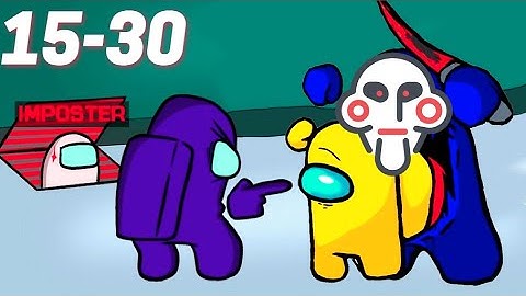 Imposter Solo Kill Gameplay Walkthrough Level 16-30 iOS Android Among Us Hack All Levels Tutorials