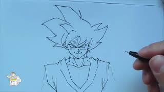 02 How i draw Goku Black ゴクウブラック