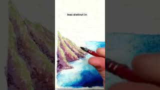 Watercolor painting perspective art paintingtutorial watercolor arttutorial painting drawing