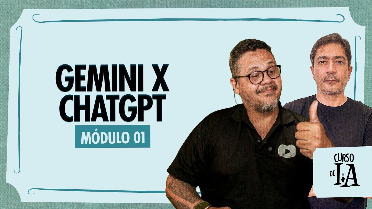 Batalha de IAs: Gemini versus ChatGPT - @CursoemVideo Inteligência Artificial