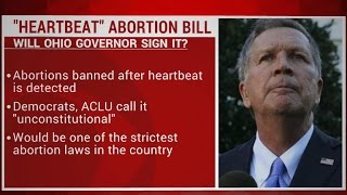 "Heartbeat" abortion bill goes to Ohio Governor's desk