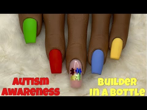 Autism Awareness Nail Art Autism is my super power Nail Water Decals S