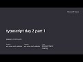 كورس TypeScript بالعربي | من الصفر للاحتراف للمطورين part 3