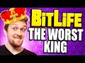 This is what happens when you're a horrible king in Bitlife