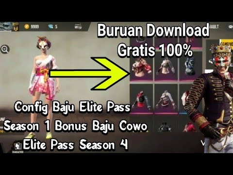 Config Baju Elite Pass Season 1 Bundle Cewe Gratis 100 Work
