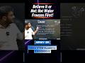 Hot Water Freezes Faster Than Cold? | Mpemba Effect 😳