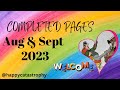 Completed Pages  - August & September 2023