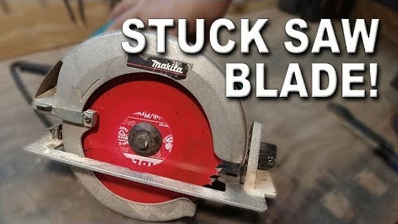 How to Remove a Stuck Circular Saw Blade YouTube