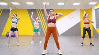 50-min Exercises To Make Belly Cry HARD | Zumba Class