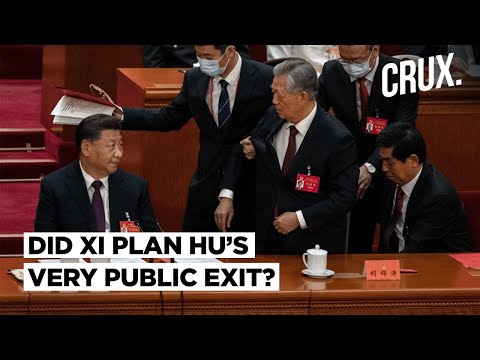 Drama At CCP Congress With Ex-President Hu Jintao's Exit | Xi Settles Old Scores, Sends New Signals