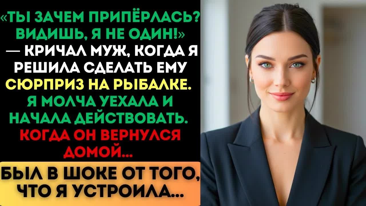 «Ты зачем припёрлась？ Видишь, я не один!» — сказал муж. Я молча уехала и начала действовать...