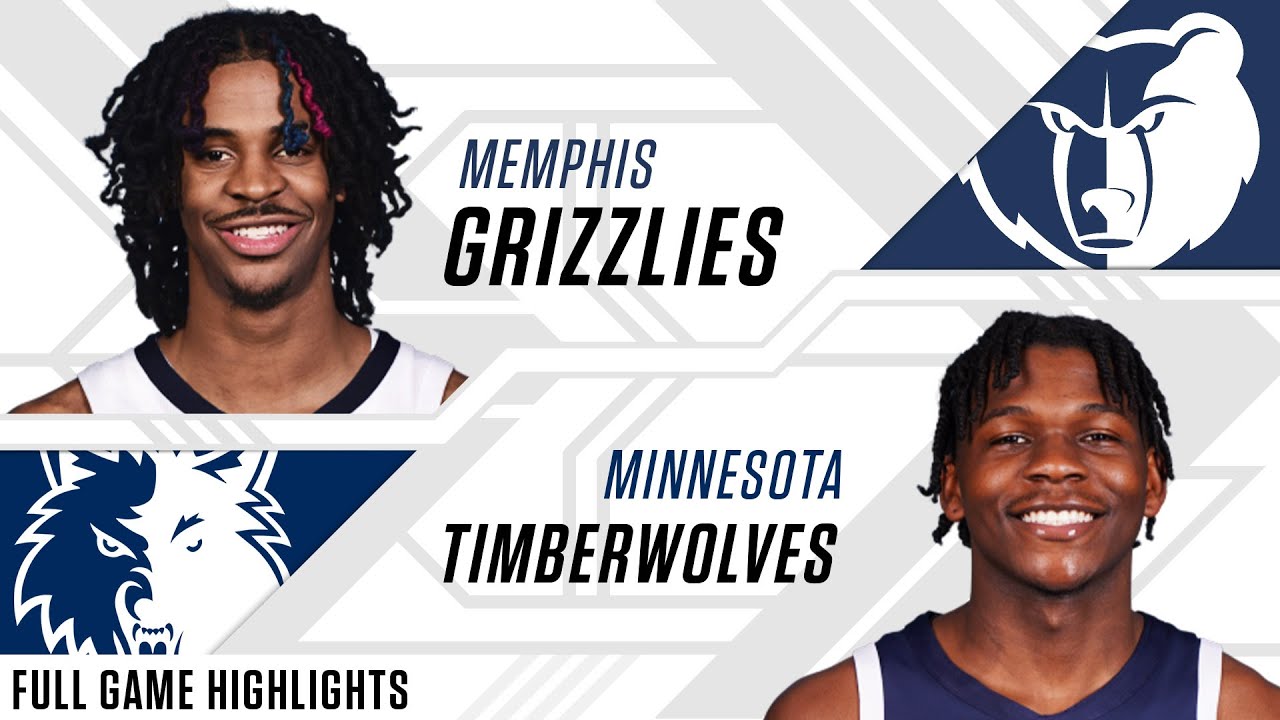 Memphis Grizzlies at Minnesota Timberwolves | Full Game Highlights ...