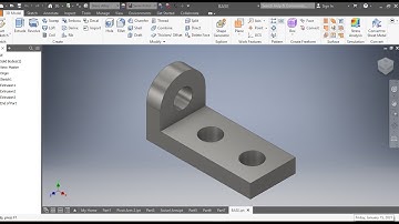 EASY BASE DRAWING WITH INVENTOR, AutoCAD, UNISA EMO1601 (Mechanical Engineering) AutoDesk Tutorial