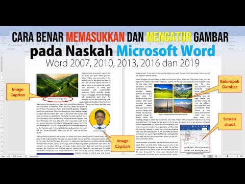 Video: Cara Membuat Teks Di Sebelah Kanan Gambar